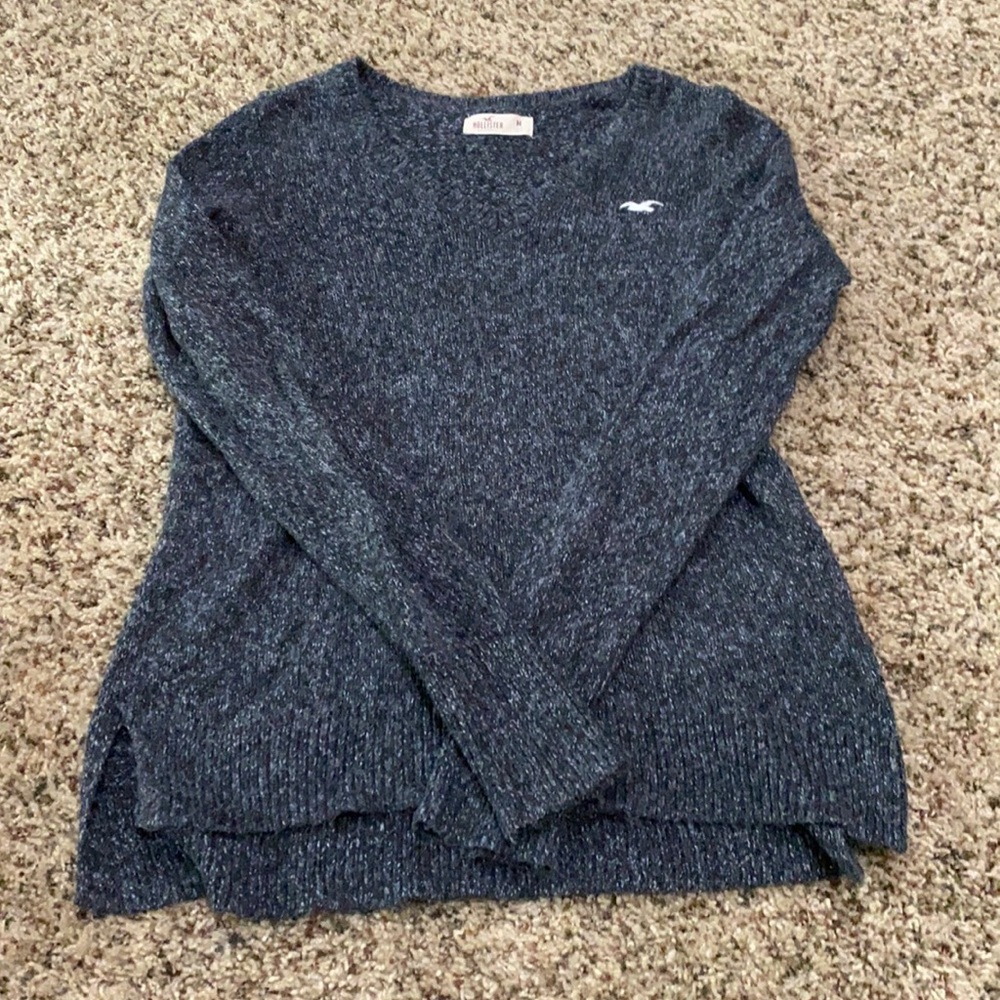 heather grey hollister sweater